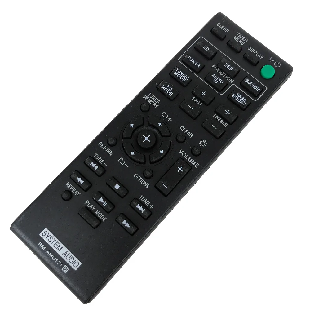 NEW remote control For SONY RM-AMU171 CMT-SBT100 HCD-SBT100 CMT-SBT100B HCD-SBT100BAV SYSTEM AUDIO Fernbedienung
NEW remote control For SONY RM-AMU171 CMT-SBT100 HCD-SBT100 CMT-SBT100B HCD-SBT100BAV SYSTEM AUDIO Fernbedienung