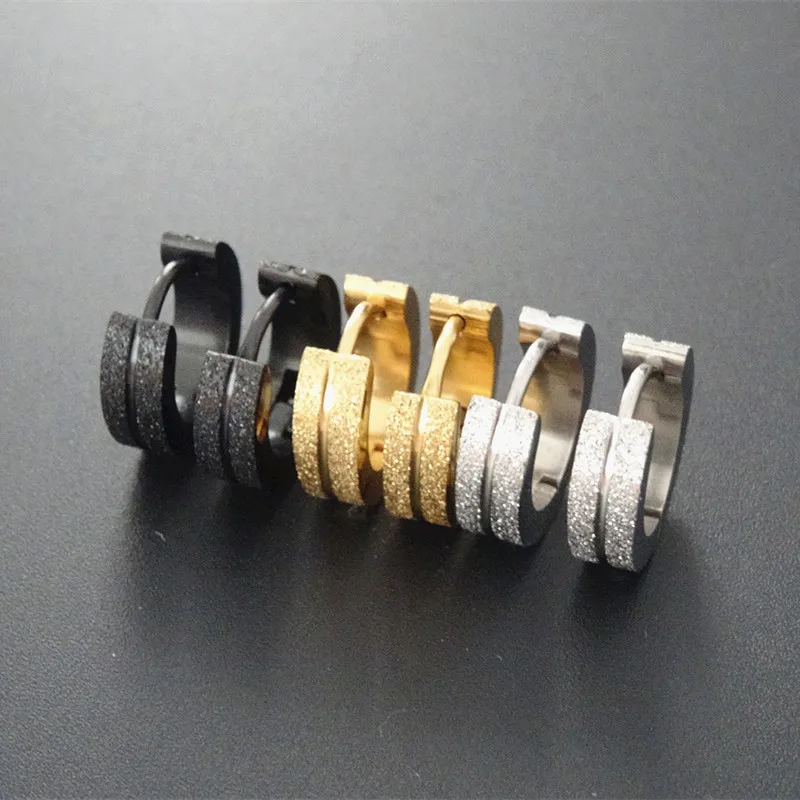 Fashion Small Hoop Earrings Stainless Steel Silver Gold Black Frosting Small Huggie Earrings Jewelry For Men Women
Fashion Small Hoop Earrings Stainless Steel Silver Gold Black Frosting Small Huggie Earrings Jewelry For Men Women
