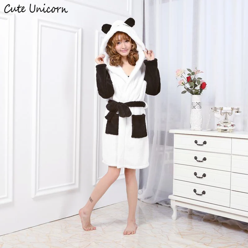 Cute Unicorn unisex Panda Gown Cartoon Robes for women Long Sexy robe Animal Sleep Robe homewear Bathrobe Women Nightgown
Cute Unicorn unisex Panda Gown Cartoon Robes for women Long Sexy robe Animal Sleep Robe homewear Bathrobe Women Nightgown
