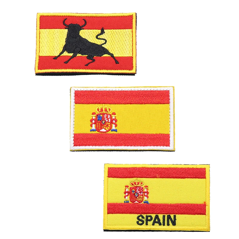 3D Twill Precision Embroidered Patch Fabric Bracelet Spain Flag Sticker Label Flag Order Military Clothing Bag Sticker Badge
3D Twill Precision Embroidered Patch Fabric Bracelet Spain Flag Sticker Label Flag Order Military Clothing Bag Sticker Badge