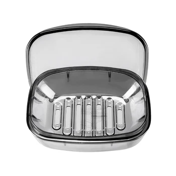 PCDG Material High Quality Soap Storage Box Dish Bathroom Accessories Soap Box Case Holder with Cover Lid Water Leaking Design
PCDG Material High Quality Soap Storage Box Dish Bathroom Accessories Soap Box Case Holder with Cover Lid Water Leaking Design