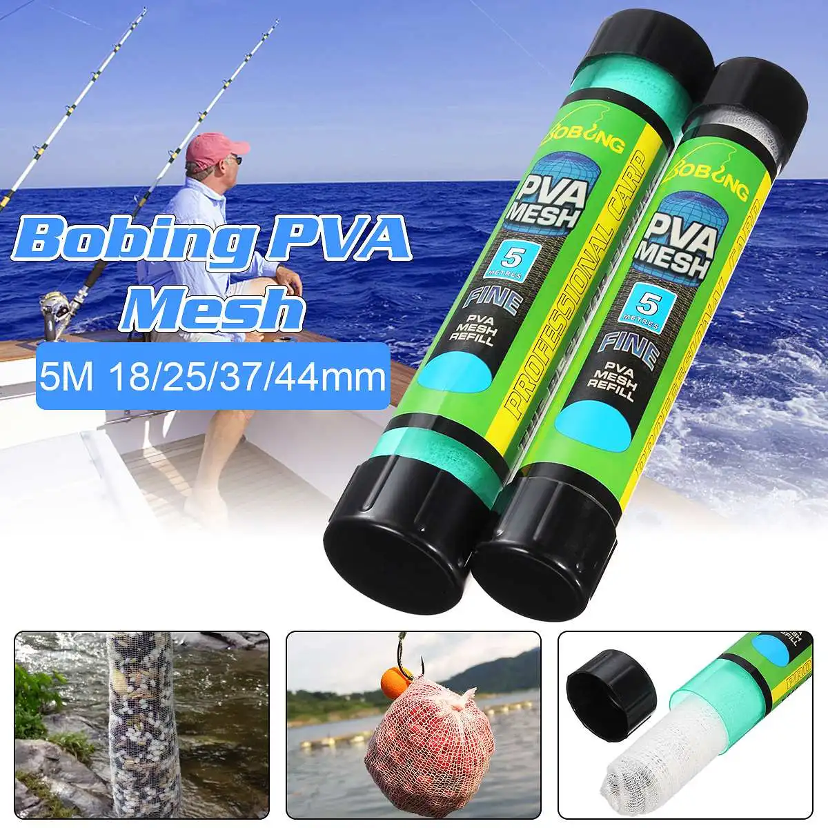5M 18/25/37/44mm PVA Refill Mesh Carp Fishing Mesh Bait Hold Bag Wholesale Dropshipping Fishing Tackle Accessories
5M 18/25/37/44mm PVA Refill Mesh Carp Fishing Mesh Bait Hold Bag Wholesale Dropshipping Fishing Tackle Accessories