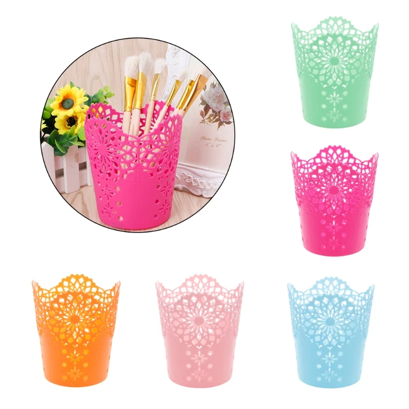 Fashion Design 1PC Hollow Flower Brush Storage Pen Pencil Pot Holder Container Desk Organizer Gift
Fashion Design 1PC Hollow Flower Brush Storage Pen Pencil Pot Holder Container Desk Organizer Gift