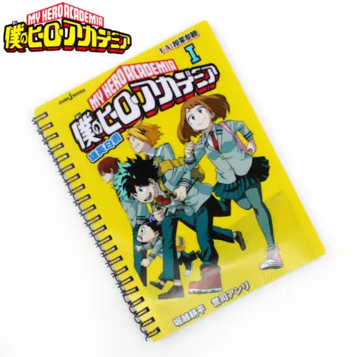 My Hero Academy спиральная записная книжка пустой бумажный блокнот наклейки для