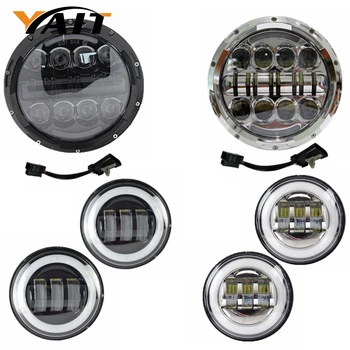 Yait 7 inch LED Headlight 4.5" LED fog Light Auxiliary Passing Lamps For Motorcycle Street Glide Models
Yait 7 inch LED Headlight 4.5" LED fog Light Auxiliary Passing Lamps For Motorcycle Street Glide Models