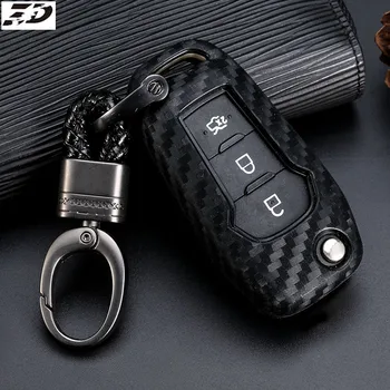 Carbon Fiber Pattern Silicone Key Case Cover For Ford Edge Mondeo Mustang For Ford Keys keychain
Carbon Fiber Pattern Silicone Key Case Cover For Ford Edge Mondeo Mustang For Ford Keys keychain