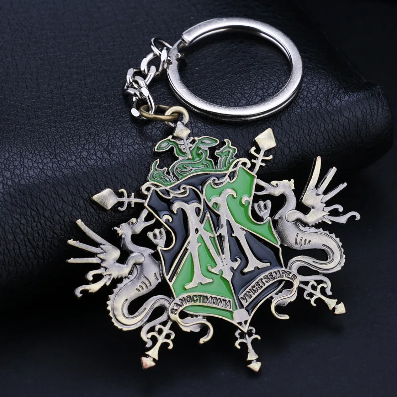 MQCHUN Jewelry Fashion Harry Hogwarts School Badge Keychain Witchcraft Wizardry School Crest Key Buckle for Potters Fans Gifts
MQCHUN Jewelry Fashion Harry Hogwarts School Badge Keychain Witchcraft Wizardry School Crest Key Buckle for Potters Fans Gifts