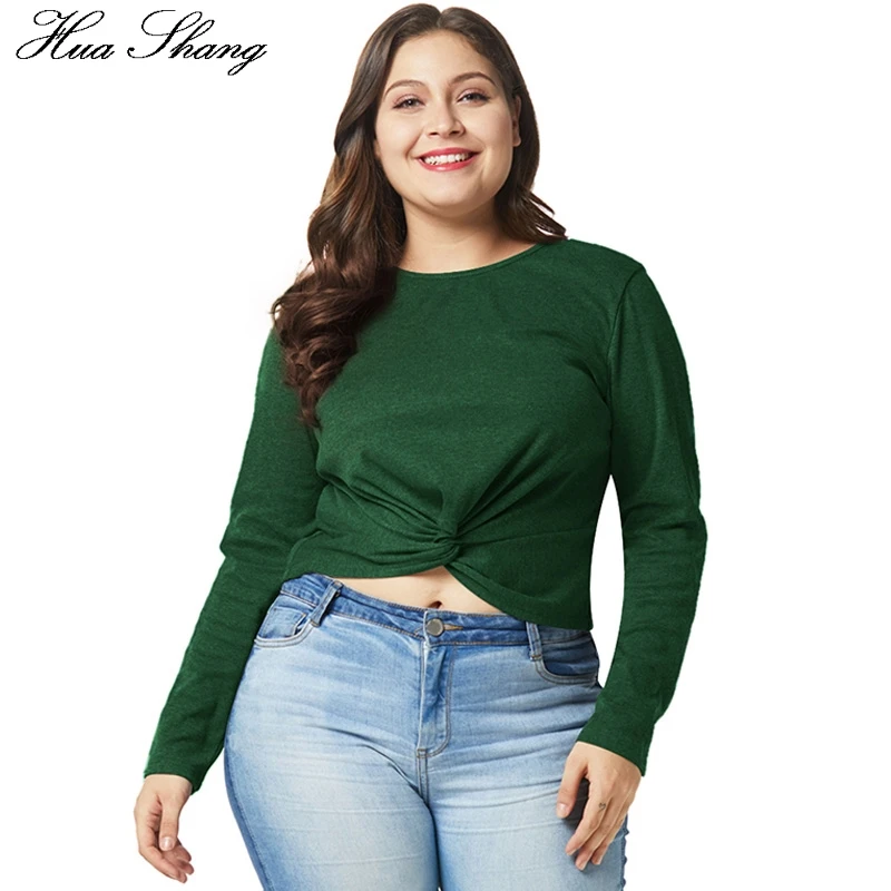 Elegant Cross Knot Tie Front Sexy Crop Top Women Sprint Autumn O Neck Long Sleeve Blouse Green Plus Size Ladies Tunic Tops
Elegant Cross Knot Tie Front Sexy Crop Top Women Sprint Autumn O Neck Long Sleeve Blouse Green Plus Size Ladies Tunic Tops