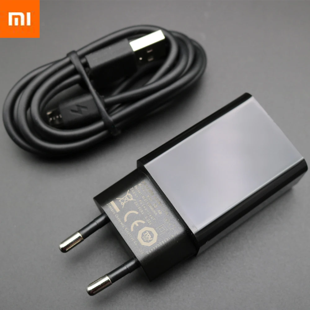 Original XIAOMI Charger For Redmi Note 4X 4 3 2 1 2A 4A MI 2S MI3 MI4 SmartPhone 5V/2A Wall Charge Adapter Micro USB Data Cable
Original XIAOMI Charger For Redmi Note 4X 4 3 2 1 2A 4A MI 2S MI3 MI4 SmartPhone 5V/2A Wall Charge Adapter Micro USB Data Cable
