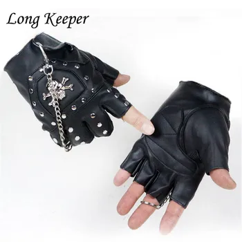 LongKeeper New Skull Gloves Men PU Leather Half Finger Sport Gloves Women Semi-finger Skeleton Anti-slip Cycling Gloves 307
LongKeeper New Skull Gloves Men PU Leather Half Finger Sport Gloves Women Semi-finger Skeleton Anti-slip Cycling Gloves 307