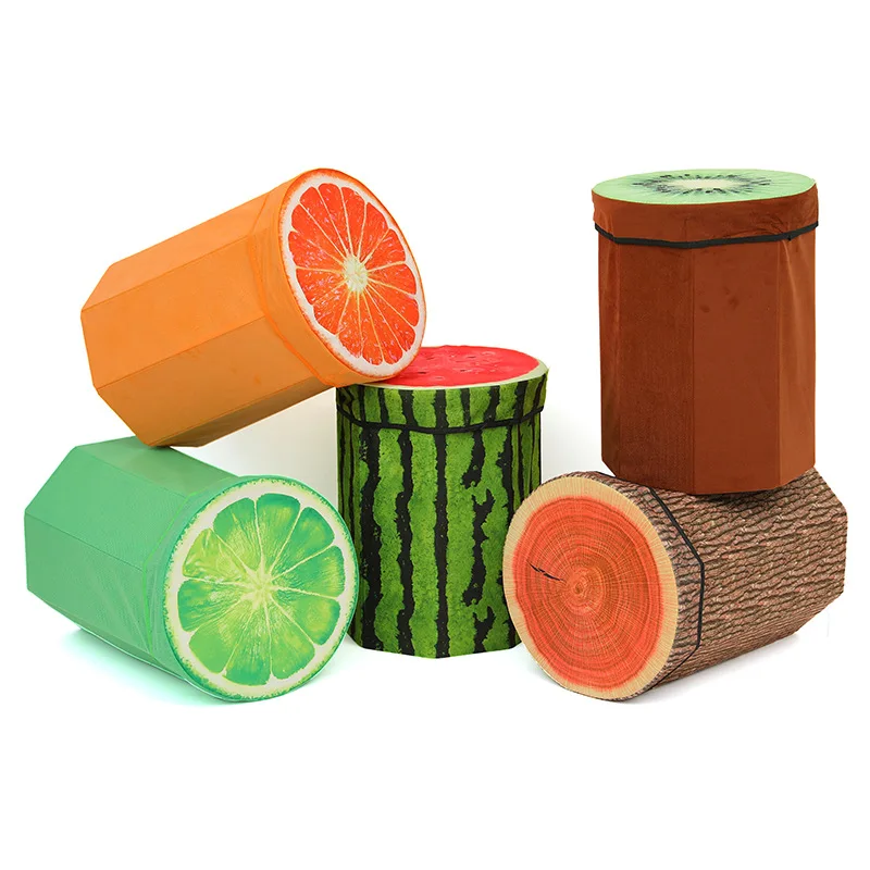 3D Creative Fruit Shap Folding Storage Organizer Ottoman Stool Cute Children Toy Storage Box Footstool Seat Fruits Pattern
3D Creative Fruit Shap Folding Storage Organizer Ottoman Stool Cute Children Toy Storage Box Footstool Seat Fruits Pattern