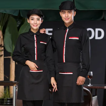 (10 set-Shirt&Apron)the bar waitress Work wear long-sleeve female red Western restaurant uniform supermarket promoters overalls
(10 set-Shirt&Apron)the bar waitress Work wear long-sleeve female red Western restaurant uniform supermarket promoters overalls