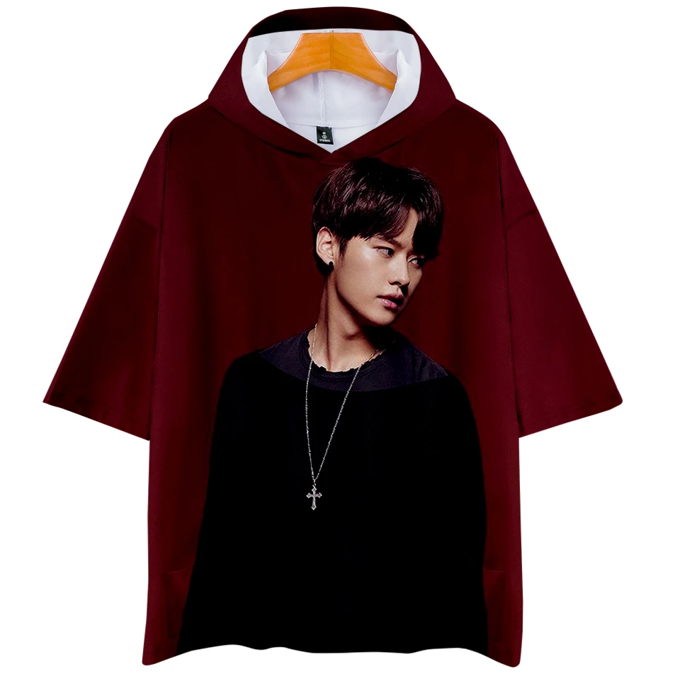 Женские/мужские футболки с капюшоном Straykids 3D принтом Kpop модные летние коротким