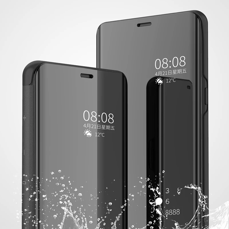 Smart Mirror Flip Cover for Samsung Galaxy S10 Lite S8 S9+plus Leather Phone Case for Galaxy S6 5 Smart Mirror Flip Cover for Samsung Galaxy S10 Lite S8 S9+plus Leather Phone Case for Galaxy S6 10