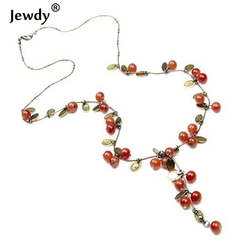 Jewdy bohemia red cherry necklace Vintage Wine Red Cherry Round Beads Multi-storey Necklace women long elegant Long chains
Jewdy bohemia red cherry necklace Vintage Wine Red Cherry Round Beads Multi-storey Necklace women long elegant Long chains