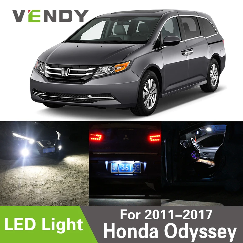 VENDY 1pcs LED Light For 2011-2017 Honda Odyssey For Reverse Brake License Plate Dome Map Trunk Door Bulb Lamp T20 W21W H11 W5W
VENDY 1pcs LED Light For 2011-2017 Honda Odyssey For Reverse Brake License Plate Dome Map Trunk Door Bulb Lamp T20 W21W H11 W5W