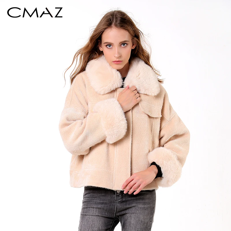 CMAZ 2019 Женская новая зимняя одежда сгущает хлопчатобумажную куртку женскую