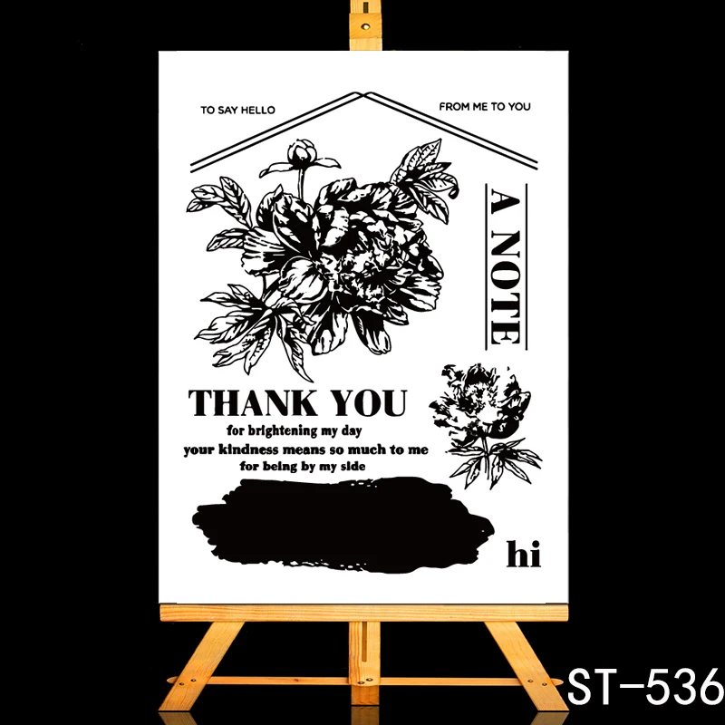 ZhuoAng Thank you friend Transparent and Clear Stamp DIY Scrapbooking Album Card Making DIY Decoration Making
ZhuoAng Thank you friend Transparent and Clear Stamp DIY Scrapbooking Album Card Making DIY Decoration Making