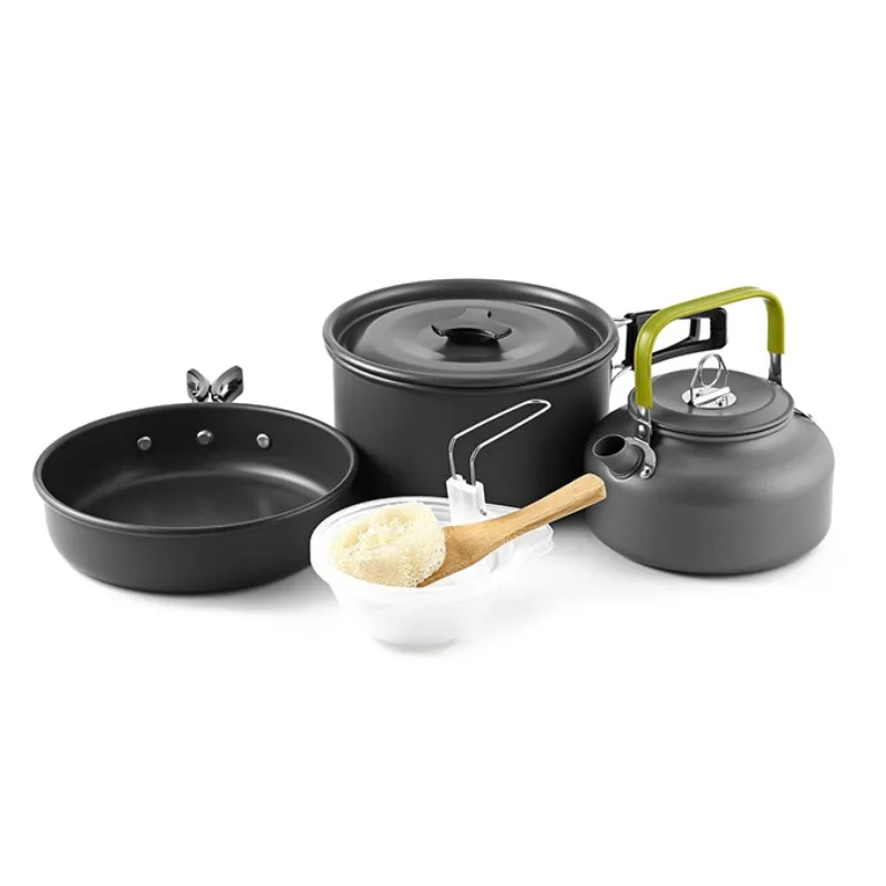 Ultralight Outdoor Camping Cookware Utensils Outdoor Tableware Set Hiking Picnic Backpacking Camping Tableware Pot Pan 1-2person
Ultralight Outdoor Camping Cookware Utensils Outdoor Tableware Set Hiking Picnic Backpacking Camping Tableware Pot Pan 1-2person