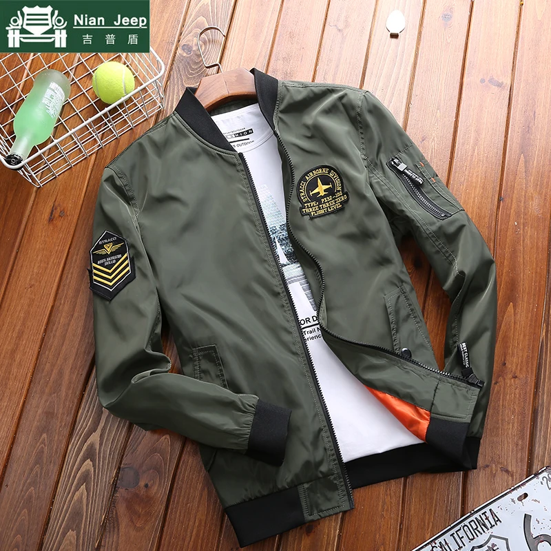 New 2019 Spring Autumn Military Jacket Men Brand Air Force Jackets Embroidery Baseball Bomber Jackets and Coats Plus Size M-4XL
New 2019 Spring Autumn Military Jacket Men Brand Air Force Jackets Embroidery Baseball Bomber Jackets and Coats Plus Size M-4XL