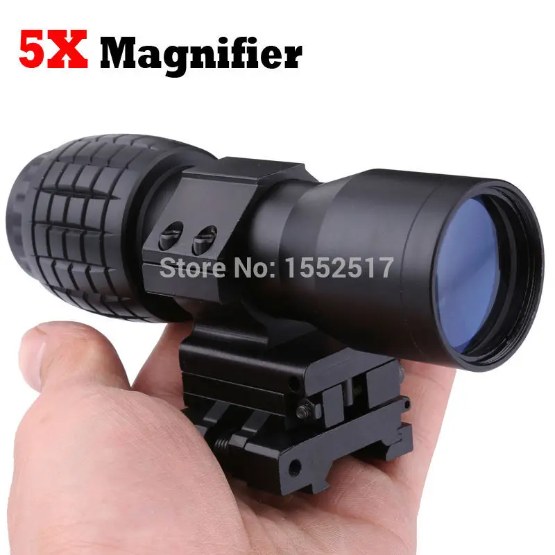 Red dot sight scope 5x Magnifier Quick Flip Scope Flip To Side Mount Fit For 20mm weaver mount
Red dot sight scope 5x Magnifier Quick Flip Scope Flip To Side Mount Fit For 20mm weaver mount