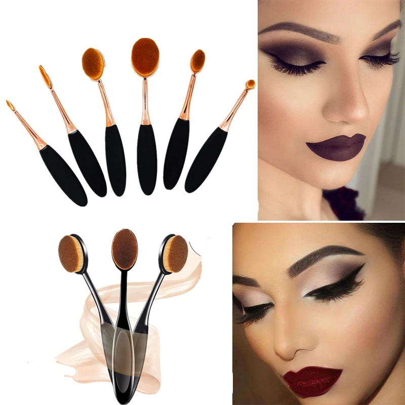 HOT 6PCS/SET Make up Brush Shape Makeup Brushes Set Multifunction Foundation Brush Kits Black Golden Colors Makeup Tool
HOT 6PCS/SET Make up Brush Shape Makeup Brushes Set Multifunction Foundation Brush Kits Black Golden Colors Makeup Tool