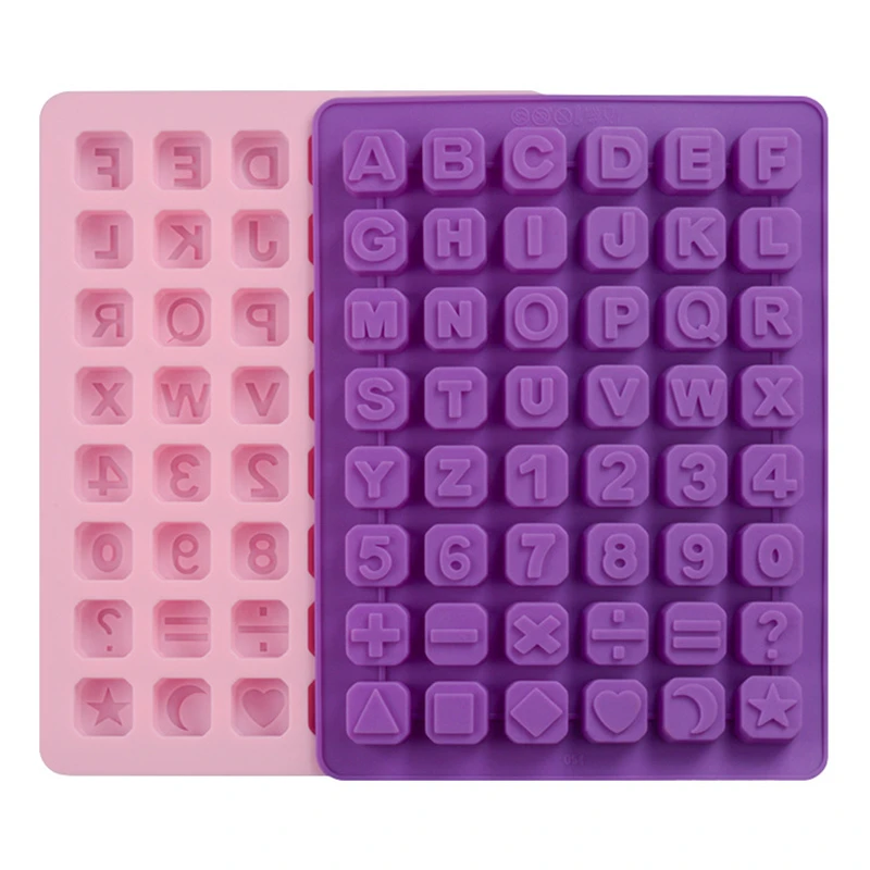 

DIY Soap Silicone Mold 3D English Letter Symbol Mold Cake Decoration Plaster Mold Chocolate Ice Cube Mould Homemade Baking Tool