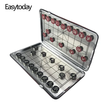 Easytoday Chinese Chess Game Set Portable Magnetic Metal Chess Pieces Folding Metal Chessboard Entertainment Game Gift
Easytoday Chinese Chess Game Set Portable Magnetic Metal Chess Pieces Folding Metal Chessboard Entertainment Game Gift
