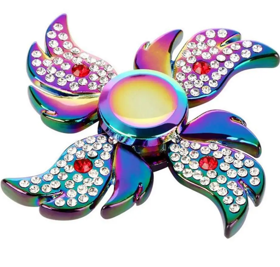 Red Phoenix Rhinestone Angel Wings Creative Fidget Spinner Hand Spinner For Focus Reduce Autism ADHD Stress Toys With Gift Box
Red Phoenix Rhinestone Angel Wings Creative Fidget Spinner Hand Spinner For Focus Reduce Autism ADHD Stress Toys With Gift Box