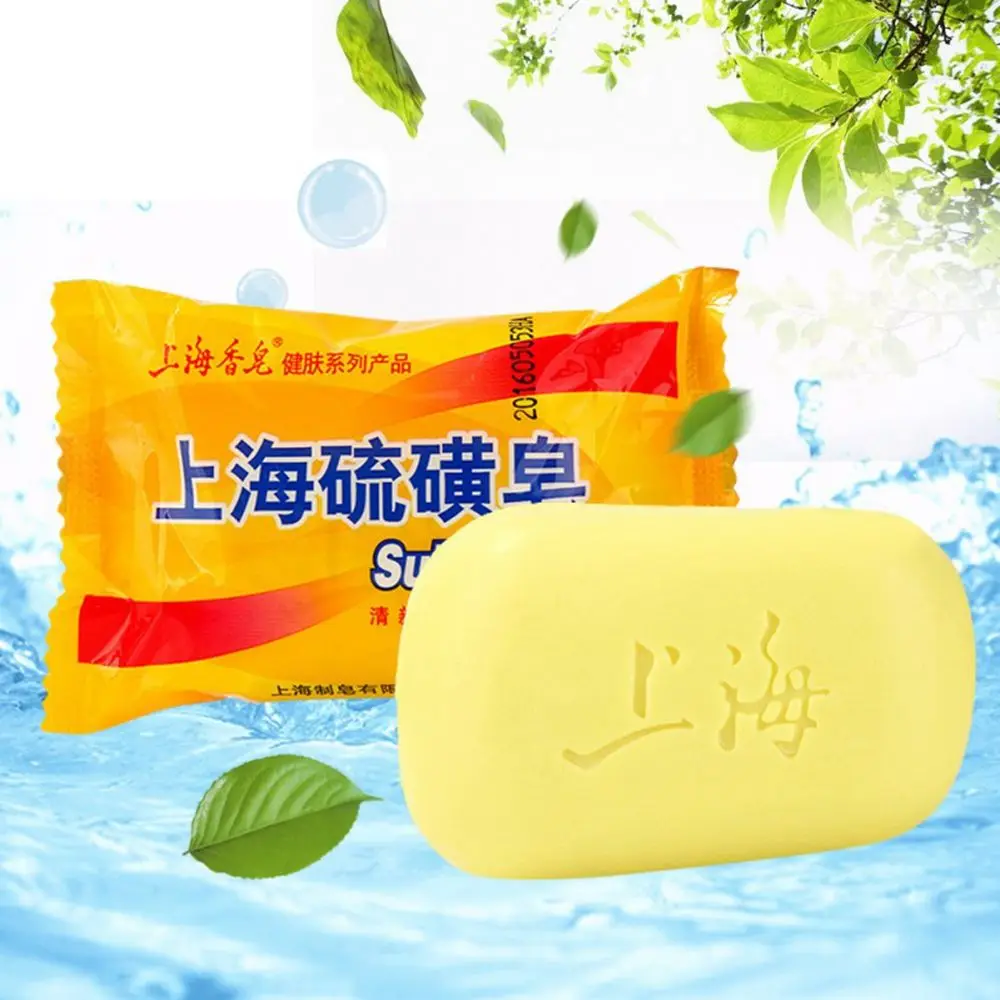 1Pcs Anti Itching Eczema Acne Fungus Dermatitis Oil-control Skin Care Chinese Sulfur Soap Skin Healthy Treatment Cleansing Soap
1Pcs Anti Itching Eczema Acne Fungus Dermatitis Oil-control Skin Care Chinese Sulfur Soap Skin Healthy Treatment Cleansing Soap