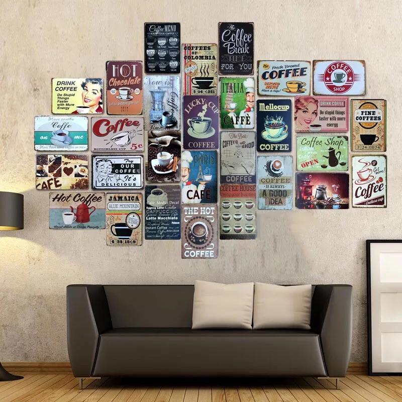 Coffees menu Vintage Tin Sign Bar pub home Wall Decor Retro Metal Art Poster
Coffees menu Vintage Tin Sign Bar pub home Wall Decor Retro Metal Art Poster