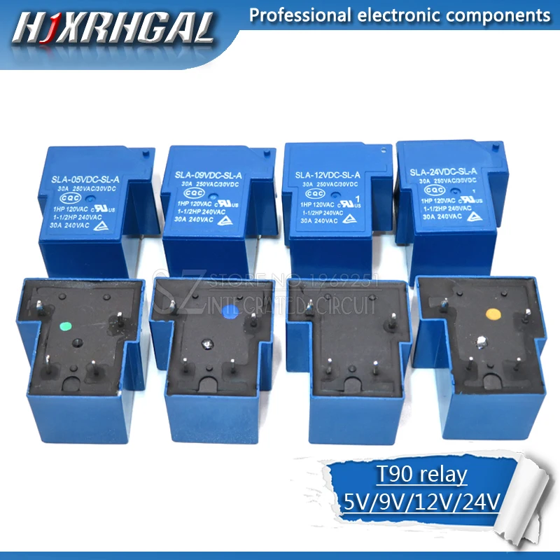 2PCS Power relays SLA-05VDC-SL-A SLA-09VDC-SL-A SLA-12VDC-SL-A SLA-24VDC-SL-A 5V 9V 12V 24V 30A 4PIN new hjxrhgal
2PCS Power relays SLA-05VDC-SL-A SLA-09VDC-SL-A SLA-12VDC-SL-A SLA-24VDC-SL-A 5V 9V 12V 24V 30A 4PIN new hjxrhgal
