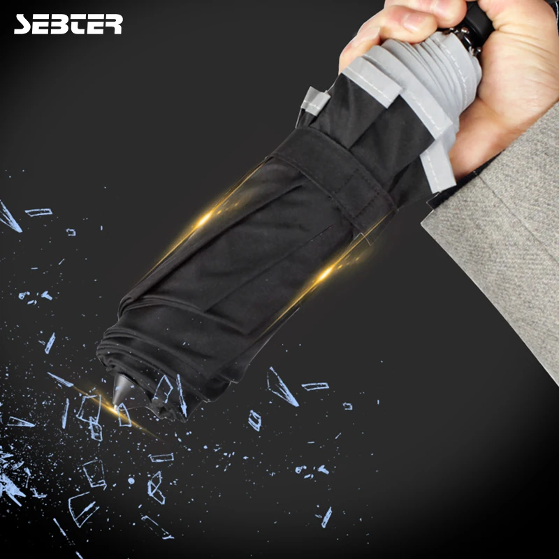 SEBTER Car Window Breaker Self-opening Umbrella Car Escape Safe Hammer Lifesaving Glass Breaker Automatic Black Umbrella
SEBTER Car Window Breaker Self-opening Umbrella Car Escape Safe Hammer Lifesaving Glass Breaker Automatic Black Umbrella