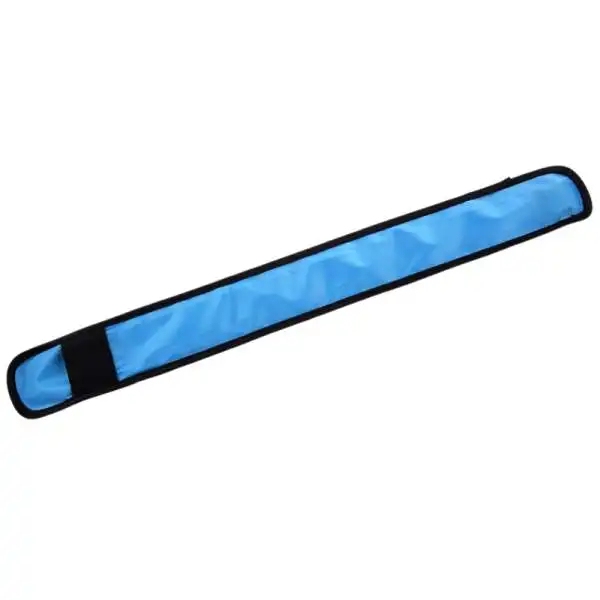 Nylon Fabric LED Wristband Lighting Slap Wrap Armband Blue | Спорт и развлечения