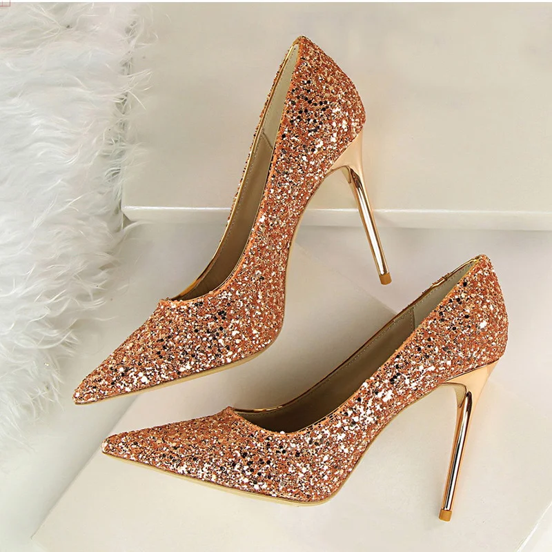 Women Pumps Shoes Women super hight Heels Wedding Valentine Bling Shoes Female Gold Silver Red Stiletto Shoes 9219-1
Women Pumps Shoes Women super hight Heels Wedding Valentine Bling Shoes Female Gold Silver Red Stiletto Shoes 9219-1