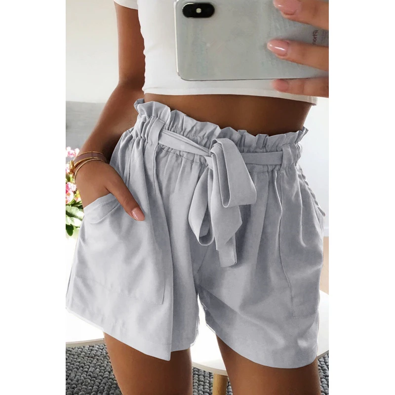 Women Fashion Casual Solid Color Short Pants Belt Legging Loose Straight Pants 2018 Foreign Trade European And American Wish New
Women Fashion Casual Solid Color Short Pants Belt Legging Loose Straight Pants 2018 Foreign Trade European And American Wish New