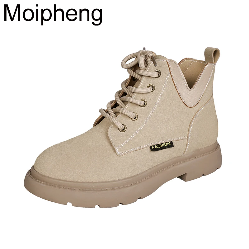 Moipheng Women Shoes 2019 Autumn Cool Motorcycle Boots Waterproof Cow Suede Black Ankle Boots for Women Rubber Zapatos De Mujer
Moipheng Women Shoes 2019 Autumn Cool Motorcycle Boots Waterproof Cow Suede Black Ankle Boots for Women Rubber Zapatos De Mujer