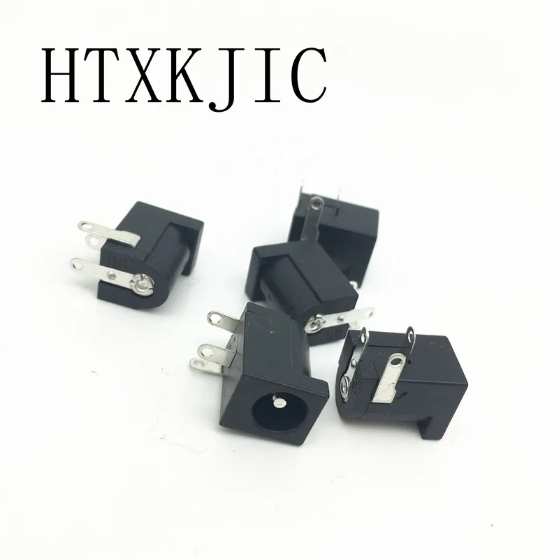 100 шт./лот высокое качество DC Jack DC-005 2 0 DC005 разъем питания 5 мм 1 плоская головка 5x2 |