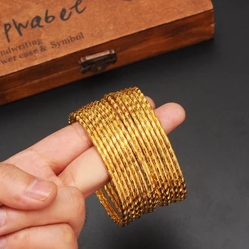 6 PCS dubai gold bangle 2.7 inchesEthiopian bangle bracelet bangle African Women jewelry Gold Dubai big circle bangles bracelet
6 PCS dubai gold bangle 2.7 inchesEthiopian bangle bracelet bangle African Women jewelry Gold Dubai big circle bangles bracelet