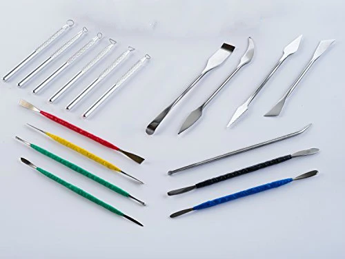 17 Pcs Stainless Steel Aluminum Crafter Pottery Clay Sculpting Modeling Tool Best for Ceramics, Polymer Clay Wax Sugarcraft
17 Pcs Stainless Steel Aluminum Crafter Pottery Clay Sculpting Modeling Tool Best for Ceramics, Polymer Clay Wax Sugarcraft