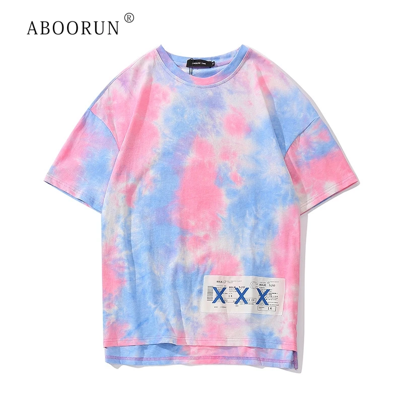 ABOORUN Men's Fashion Tie Dye T Shirts Hip Hop Printed T-Shirts Summer Short Sleeve Top Tees for Male R970
ABOORUN Men's Fashion Tie Dye T Shirts Hip Hop Printed T-Shirts Summer Short Sleeve Top Tees for Male R970
