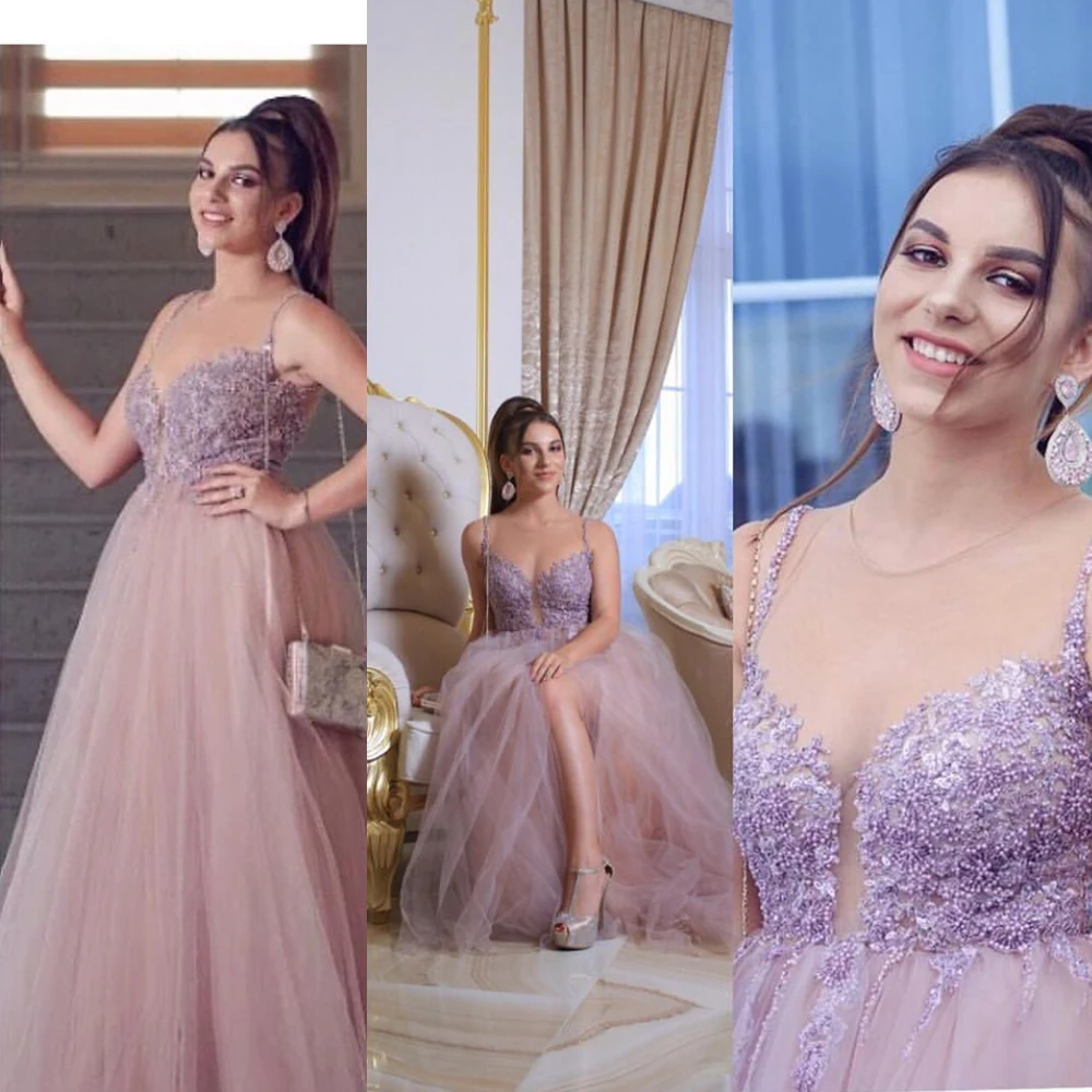 

beaded prom dresses 2019 sweetheart neckline lace beading tulle floor length blush evening gowns vestidos de fiesta