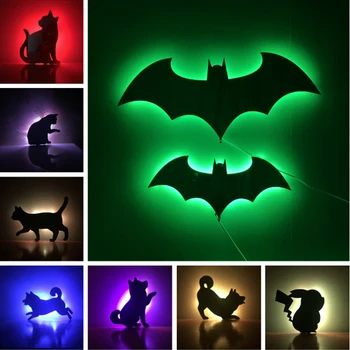 Amroe New 2018 Hot Sale RGB Night Light 7 Color Change Sensor Light Running Dog Doggy Cat Whale Bat Kid Sleep Light Path lamp
Amroe New 2018 Hot Sale RGB Night Light 7 Color Change Sensor Light Running Dog Doggy Cat Whale Bat Kid Sleep Light Path lamp