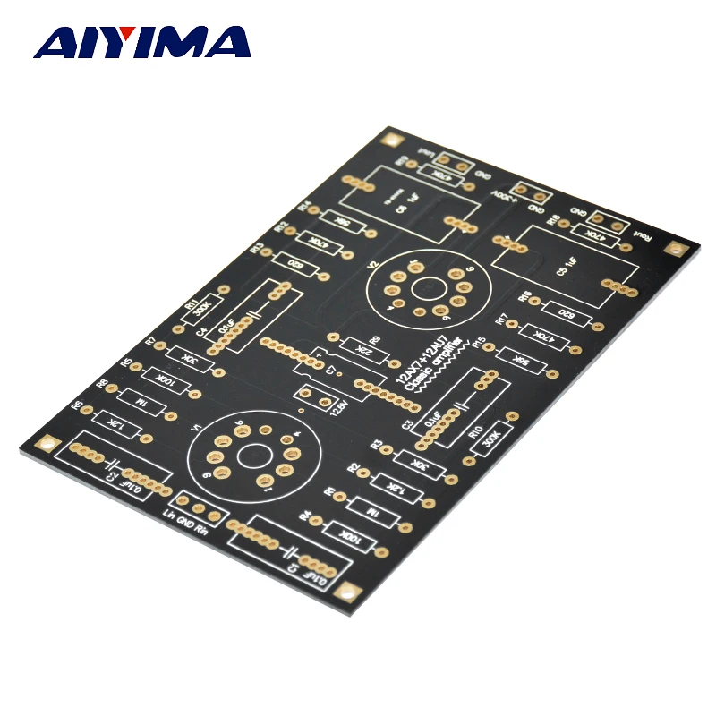 AIYIMA 12AX7/12AU7 трубчатый предусилитель усилитель печатной платы двухканальный