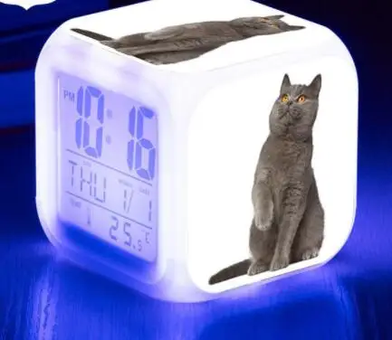 2017 Christmas Gifts Cat LED Alarm Clock Kids Watch Home Decoration Square Customized Digital Clocks despertador de cabeceira
2017 Christmas Gifts Cat LED Alarm Clock Kids Watch Home Decoration Square Customized Digital Clocks despertador de cabeceira