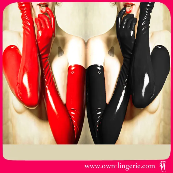Women Faux Leather Gloves PU Leather Opera Gloves Wetlook Black Red Fetish Halloween Costume Cosplay Accessories
Women Faux Leather Gloves PU Leather Opera Gloves Wetlook Black Red Fetish Halloween Costume Cosplay Accessories