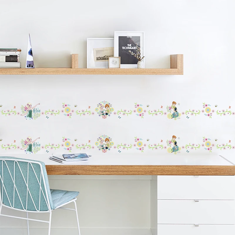 Beautiful Anna Elsa With Flowers Frozen Wall Stickers For Kids Room Baseboard Decoration Diy Cartoon Home Decals Anime Mural Art
Beautiful Anna Elsa With Flowers Frozen Wall Stickers For Kids Room Baseboard Decoration Diy Cartoon Home Decals Anime Mural Art