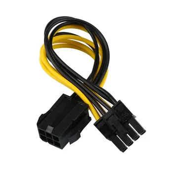 6-pin to 8-pin PCI Express Power Converter Cable for GPU Video Card PCIE PCI-E 6-pin PCIe Power Female 8-pin PCIe Power Male A3
6-pin to 8-pin PCI Express Power Converter Cable for GPU Video Card PCIE PCI-E 6-pin PCIe Power Female 8-pin PCIe Power Male A3