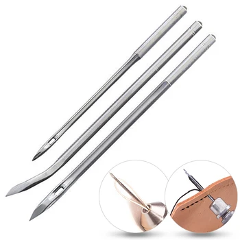 Sewing Awl Kit Spare Needle,Straight Short Straight Curved Needles for Hand Sewing Machine Accessories Leather Crafts #4/5/8/S
Sewing Awl Kit Spare Needle,Straight Short Straight Curved Needles for Hand Sewing Machine Accessories Leather Crafts #4/5/8/S