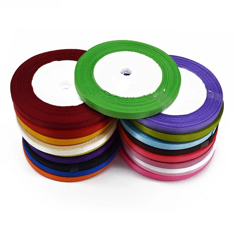 22 meters Pretty Silk Satin Ribbon 6mm/8mm Diy Crafts for Wedding Party Christmas Decoration Gift Wrapping Packaging Supplies
22 meters Pretty Silk Satin Ribbon 6mm/8mm Diy Crafts for Wedding Party Christmas Decoration Gift Wrapping Packaging Supplies